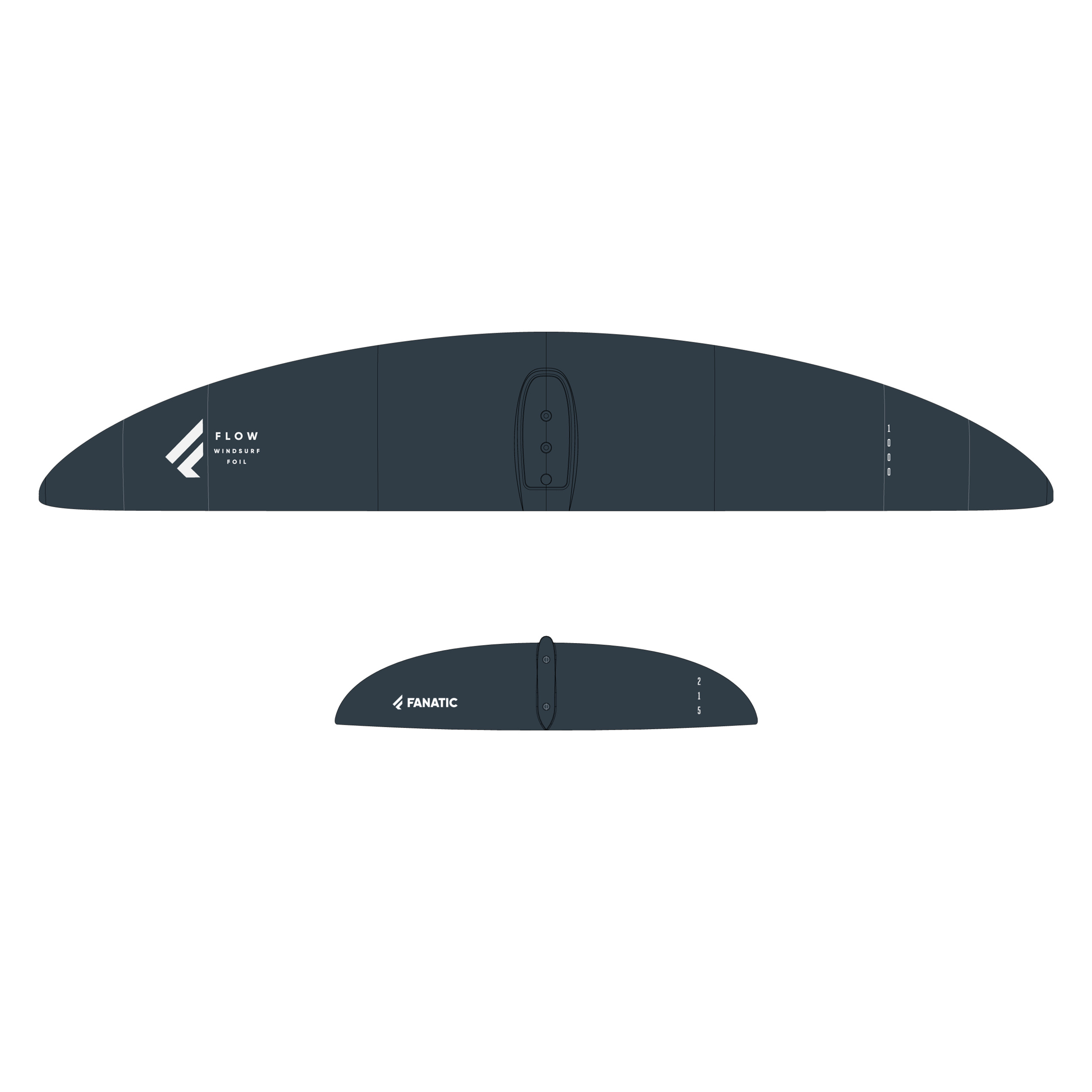 Flow Foil Wing Set 1000/215 1000/215 black